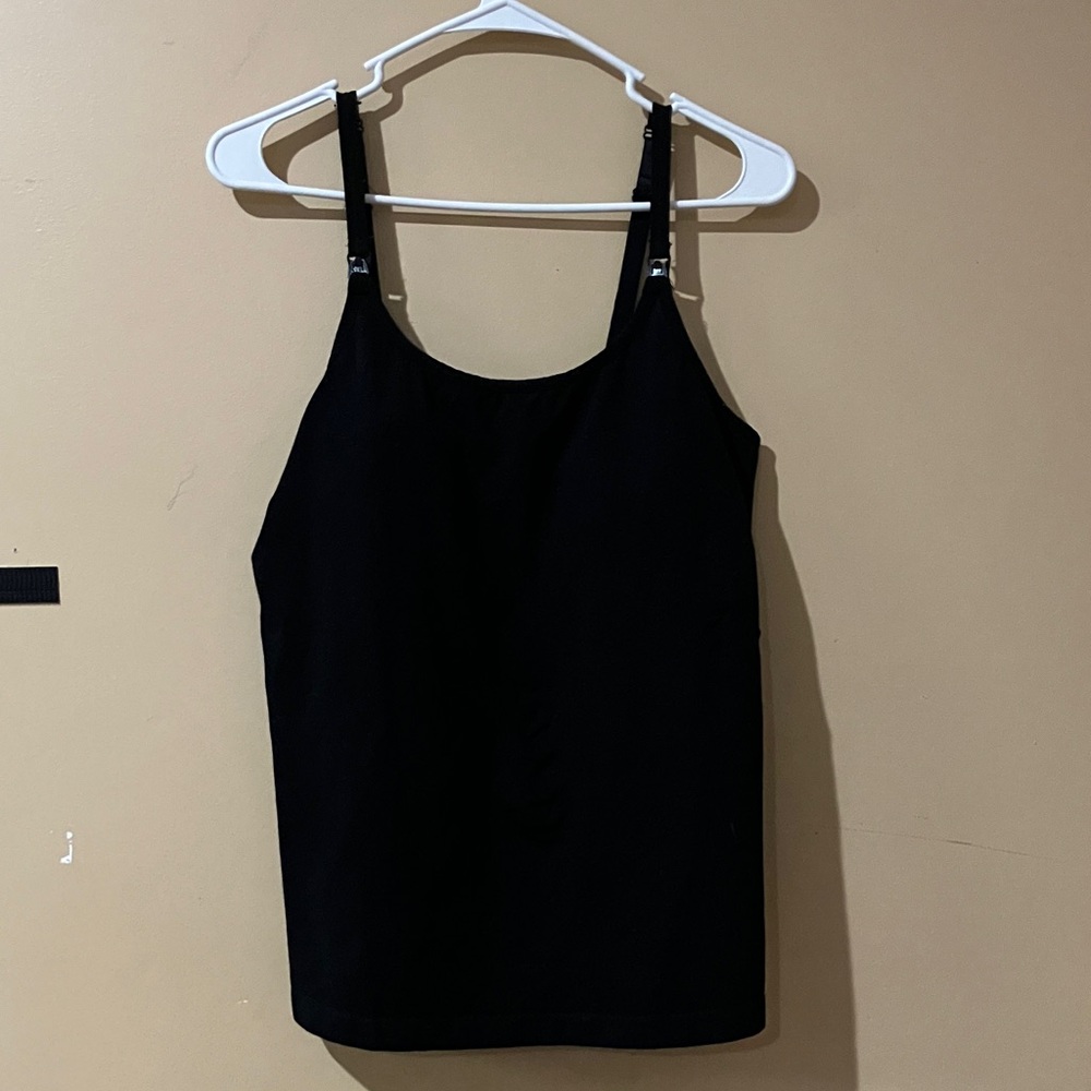 Nursing Black Tank Top